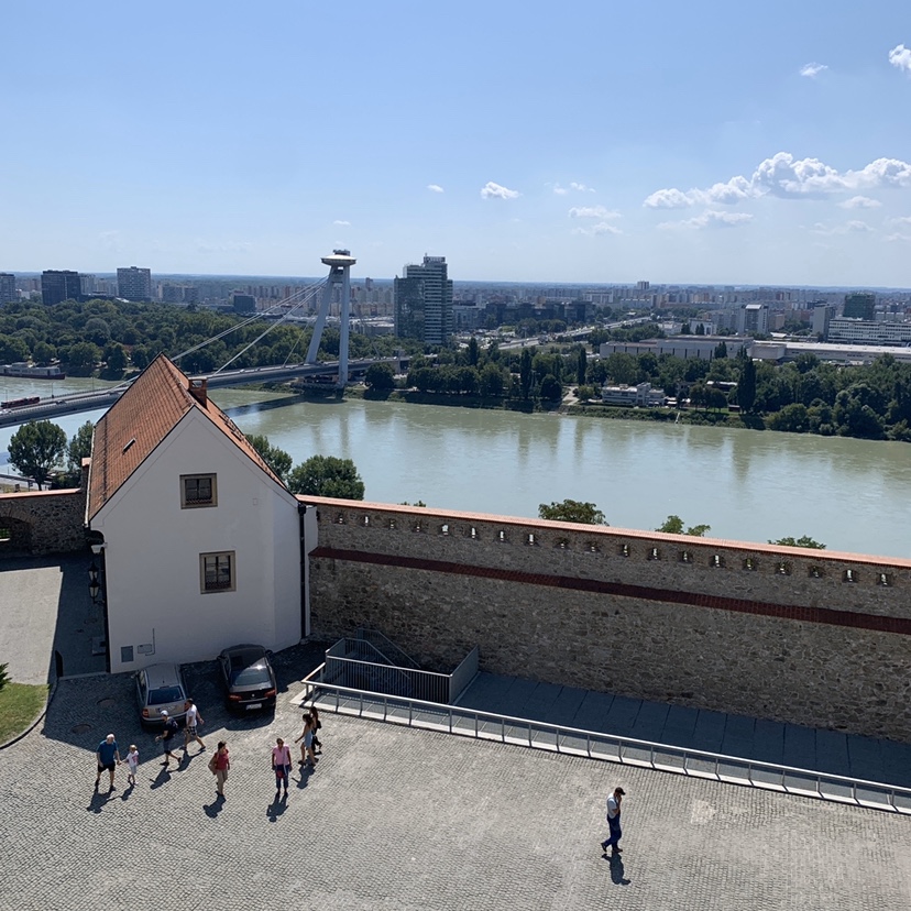 A viewpoint of Bratislava.