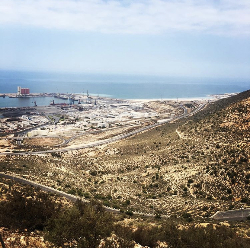 A viewpoint of Agadir. Morocco travel guide.