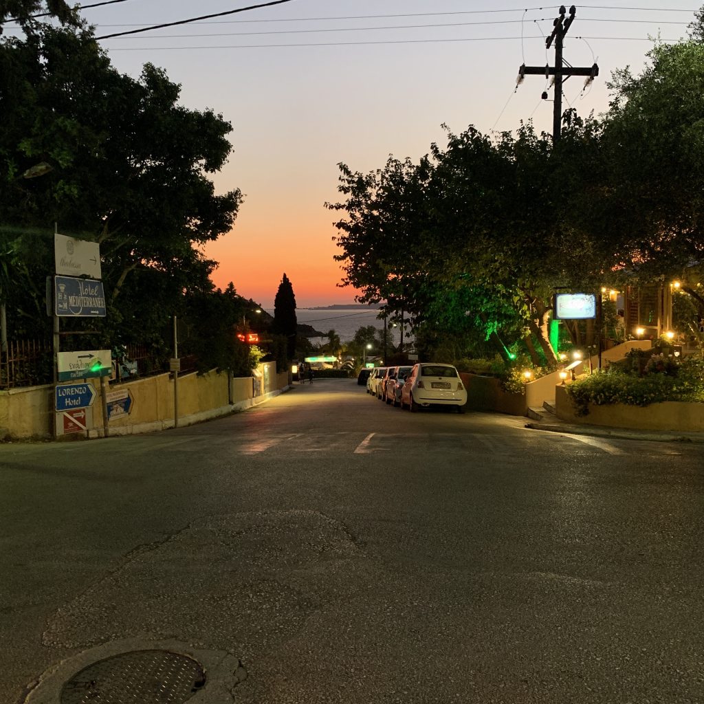 A sunset in Kefalonia.