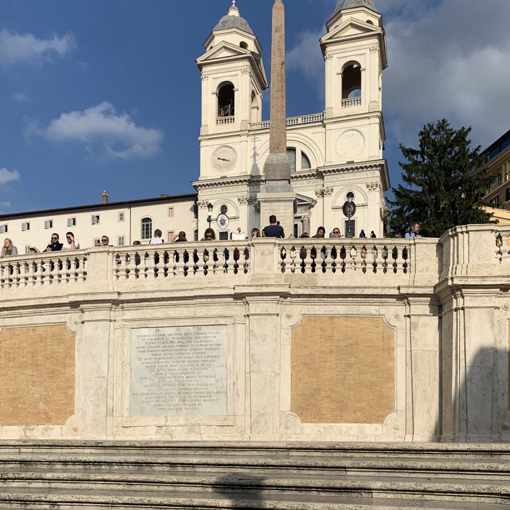The Spanish steps. Things to do when spending 3 days in Rome.