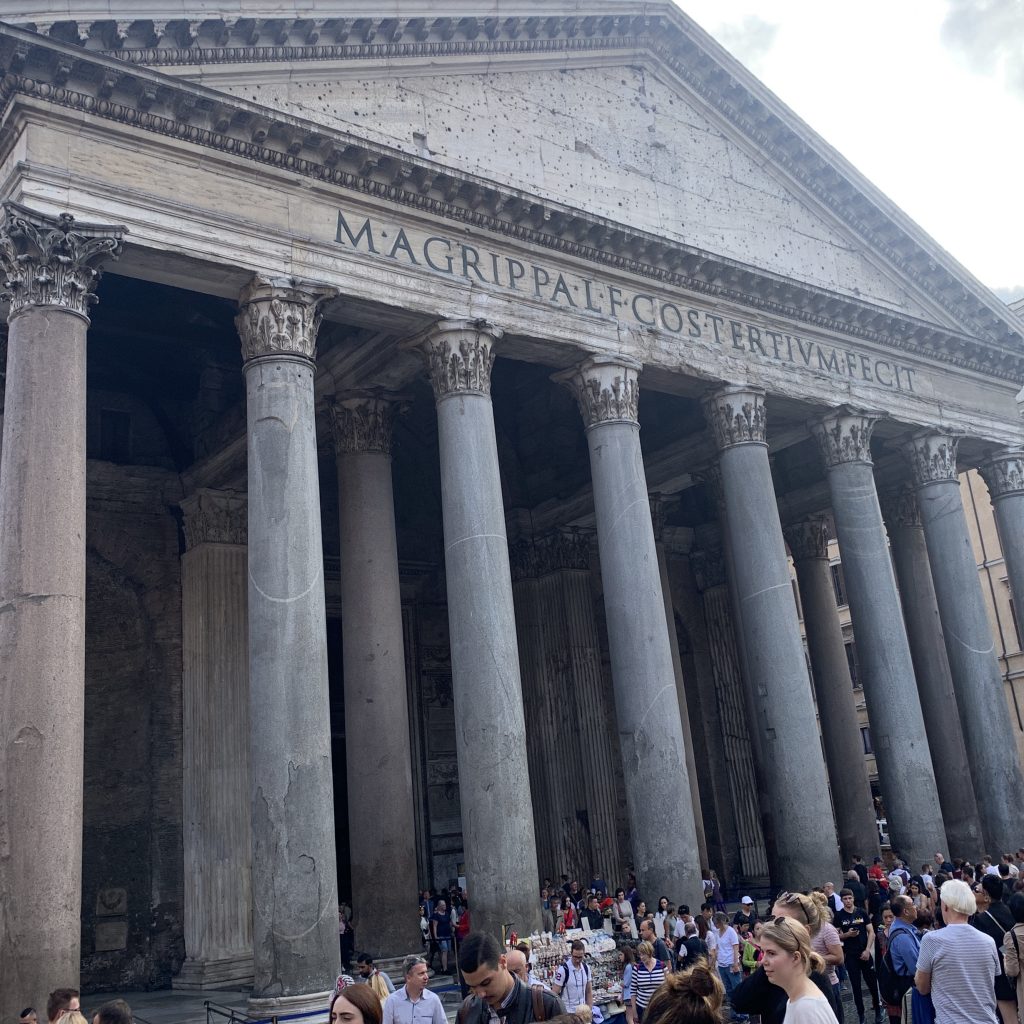 The famous Pantheon building.