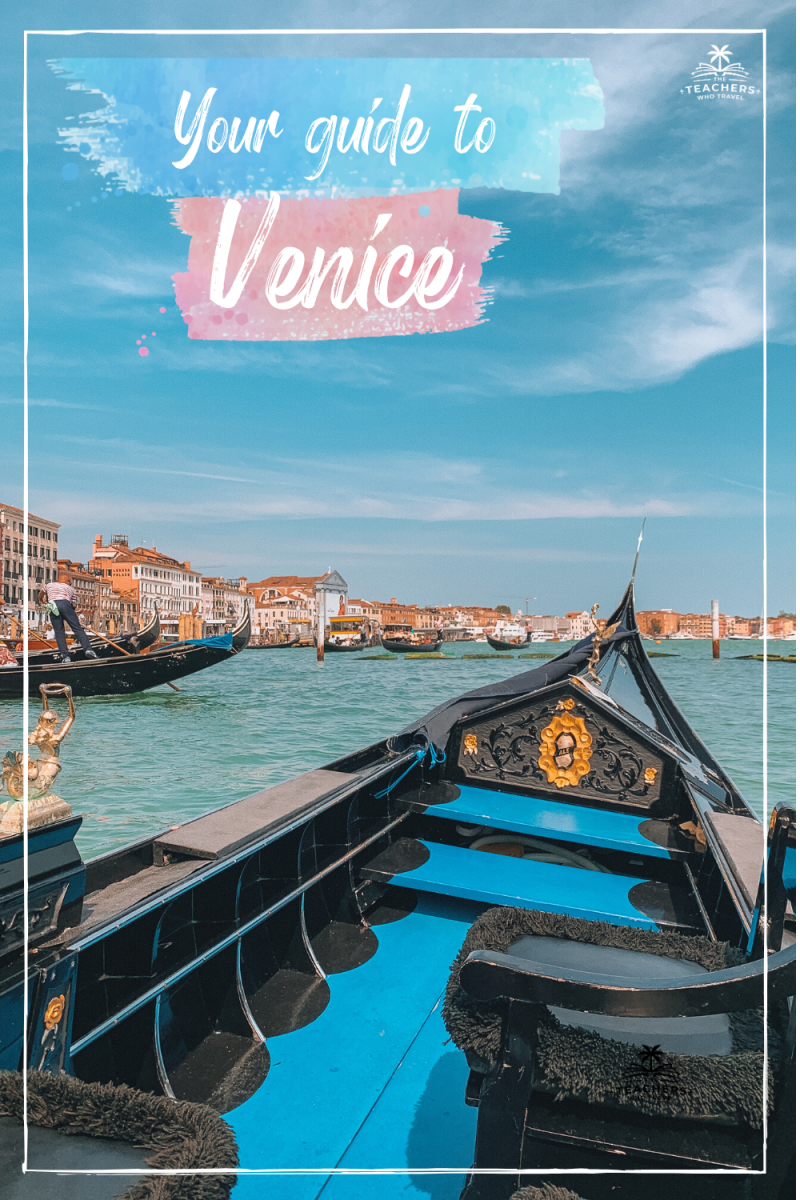 A gondola in the sea in Venice. Things to do in Venice