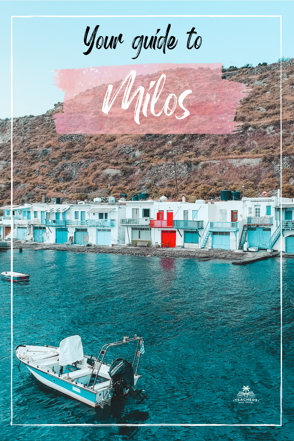 Klima village with nearby boats. Things to do in Milos