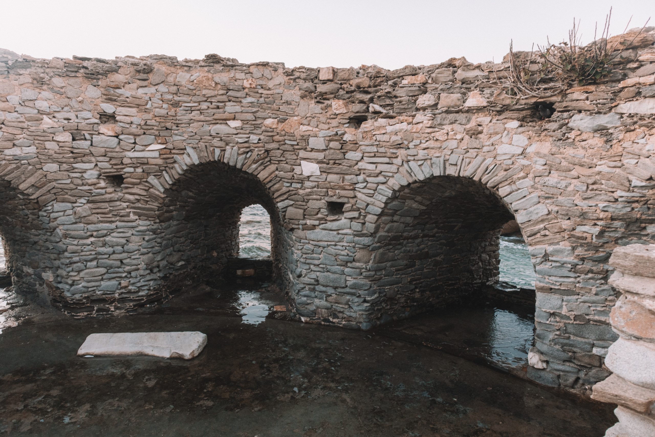 Inside the venetian castle in Naoussa. Things to do in Paros